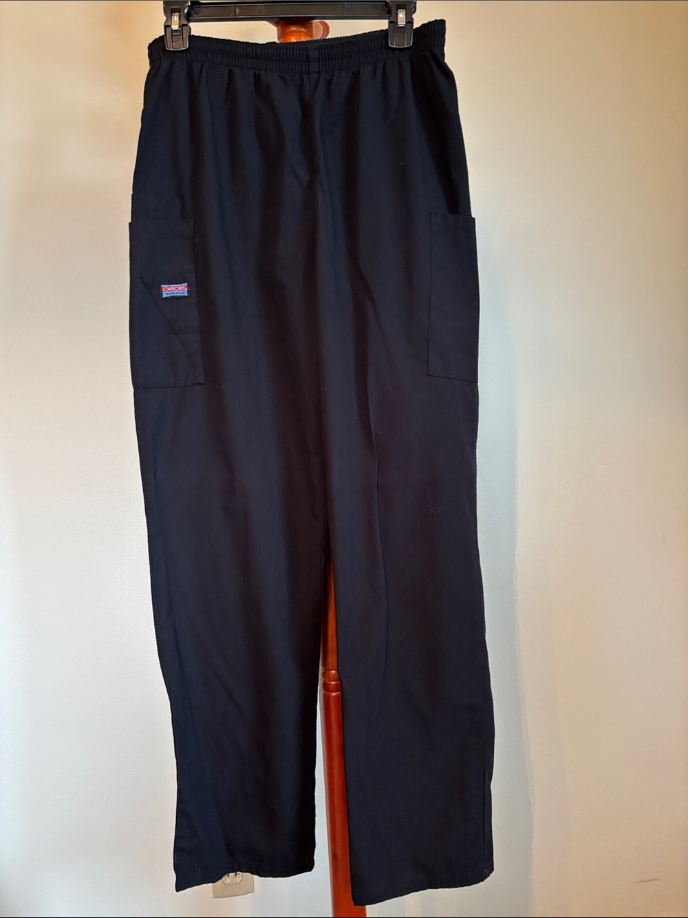 Ladies Cherokee Workwear black scrub pants.